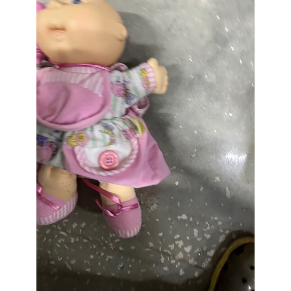Cabbage Patch Kids Other - Cabbage Patch Kids Baby Doll Pink Animal Print Outfit with Bottle Accessory